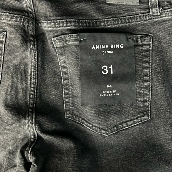 Anine bing jax skinny jeans women’s 31 - Picture 6 of 8